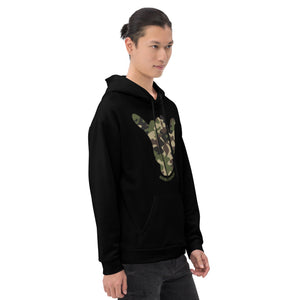Camo Shaka Black Hoodie
