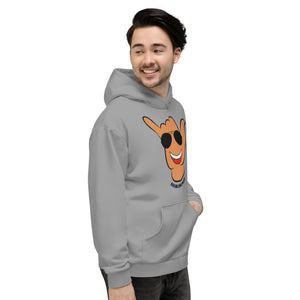 Braddah Shaka Grey Hoodie