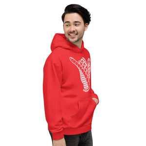 Hawai'i Tribal 2.0 Red Hoodie