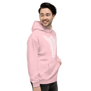 Hawaii Tribal Pink Hoodie