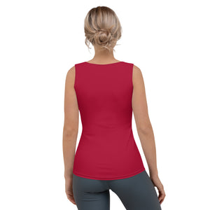 California Women's Tank Red
