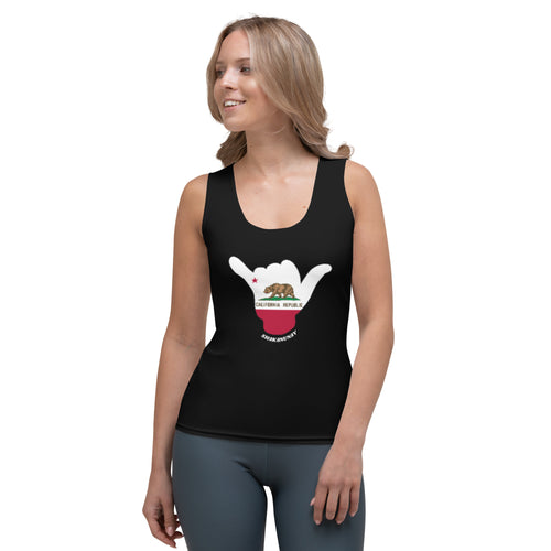 California Women's Tank Top Black