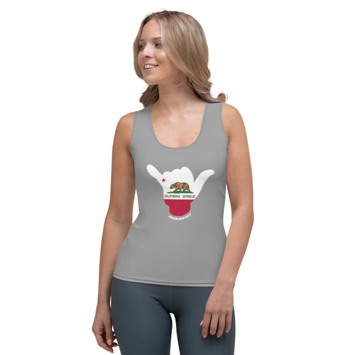 California Women's Tank Top Grey