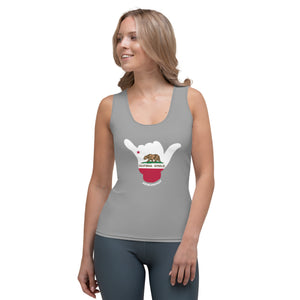California Women's Tank Top Grey