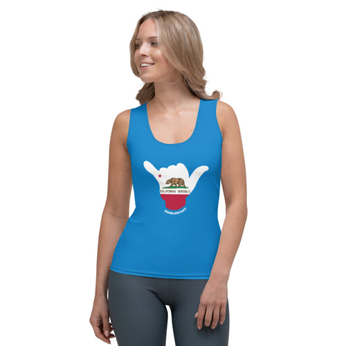 California Women’s Tank Blue