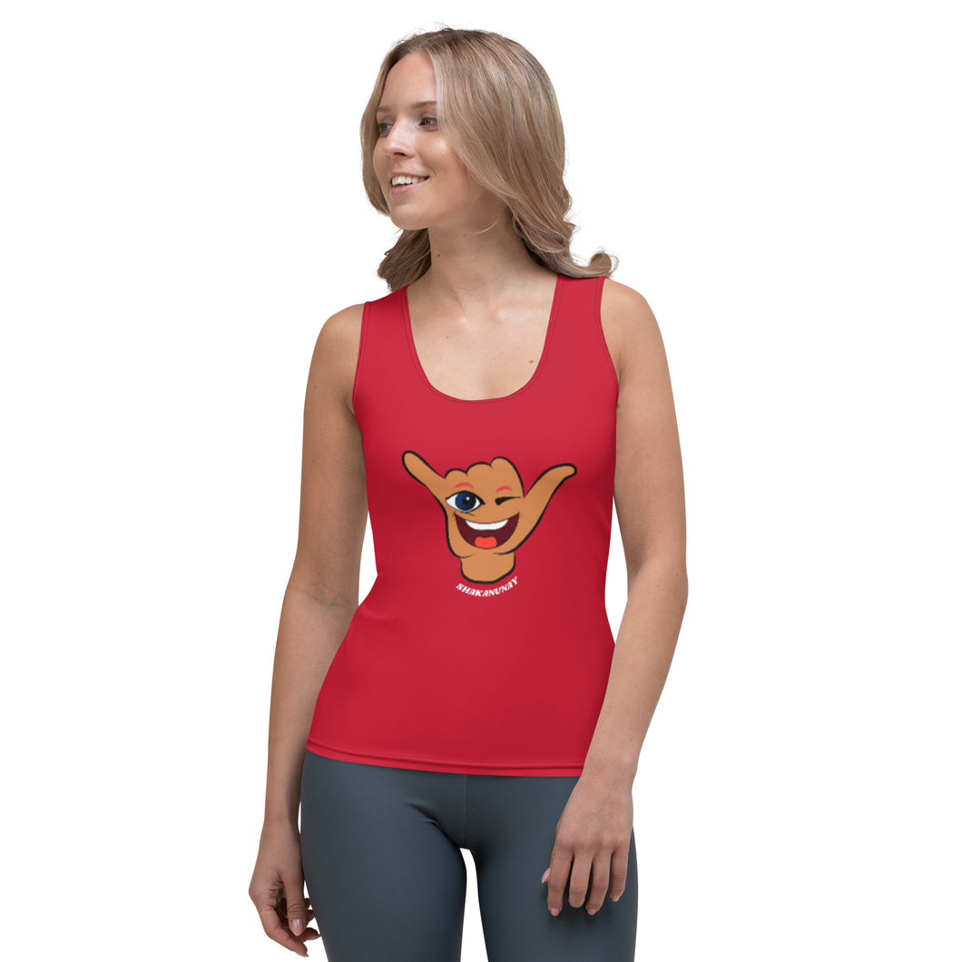 Wink Shaka Red Women's Tank