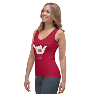 California Women's Tank Red