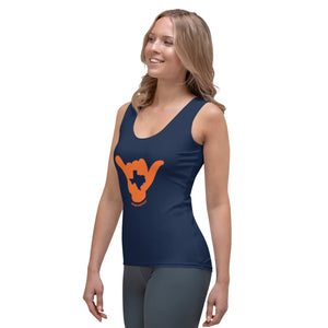 Texas Women's Blue Tank