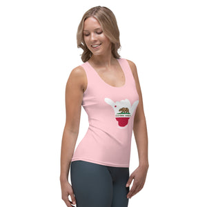 California Women's Tank Top Pink