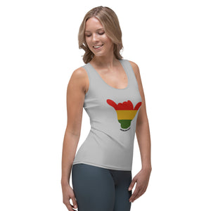 Rasta Shaka Women's Tank - Grey