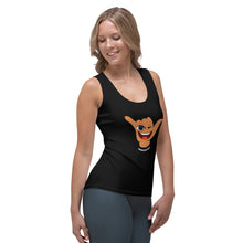 Load image into Gallery viewer, Wink Shaka Black Women&#39;s Tank