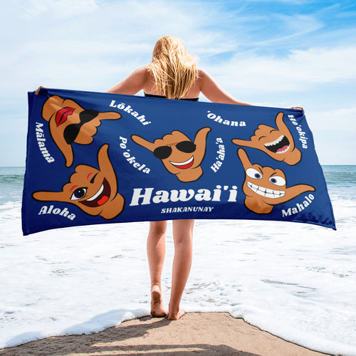 Hawai'i Values Towel - Blue