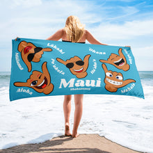 Load image into Gallery viewer, Maui Values Towel - Blue