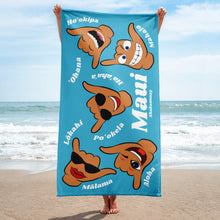 Load image into Gallery viewer, Maui Values Towel - Blue