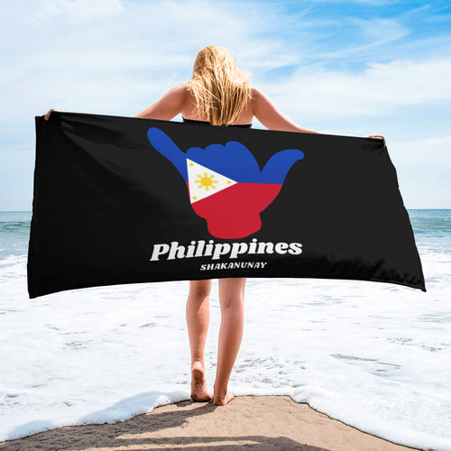 Philippines Black Towel