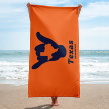Load image into Gallery viewer, Texas Orange Towel