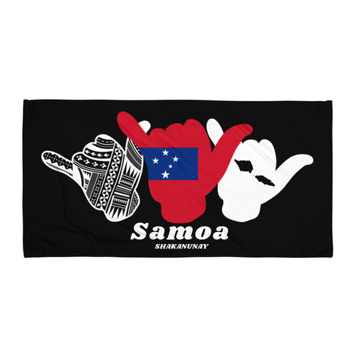 Samoa Tri Towel Black